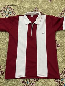 Striped Polo T-Shirt