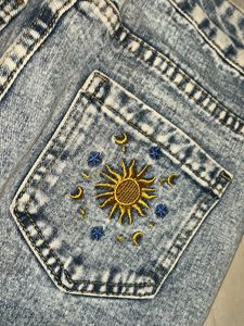 Blue Mom Fitted Jeans