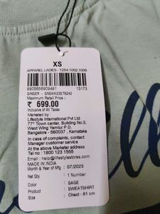 Ginger Printed Pullover Sweatshirt New With Tag