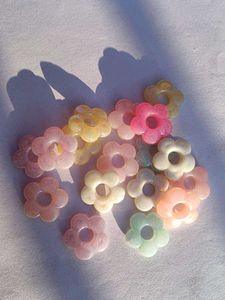 pastel flower beads