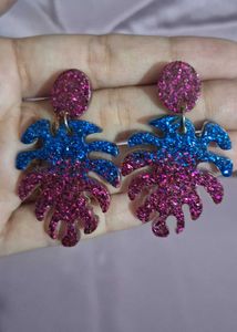 Sparkly Statement Earrings | Get 2 resin studs ear