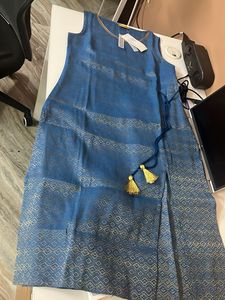 Blue Printed Kurta