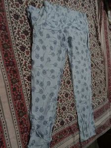 Floral Print Casual Pants