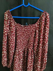 Floral Print Mini Dress