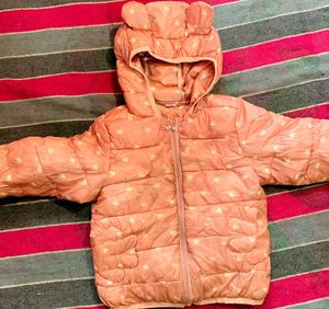 Adorable Bear Ear Puffer Jacket
