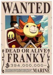 Pack Of 20 Wanted One Piece Anime Poster