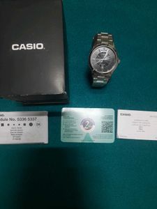 Casio Enticier Metal Strap Watch