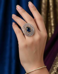 Sparkling Silver Ring