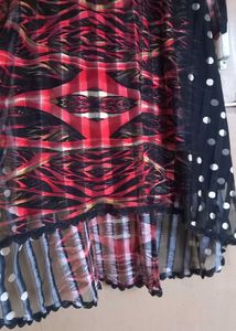 Red &amp; Black Updown Dress