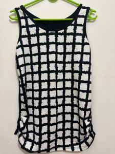 Imported Top With Sheer Back