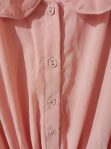 Peach Flowy Dress