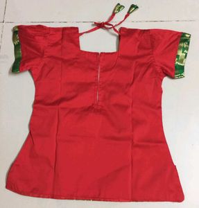 Red &amp; Green Saree