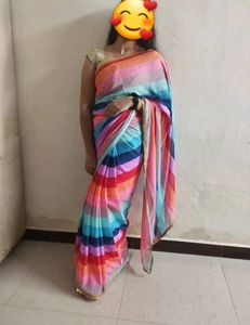 Sale Price 💥Aliya&#39;s Famous Multicolor Saree 💖