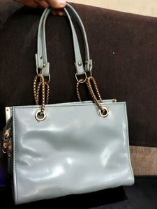 Grey Chain Detail Handbag🩶