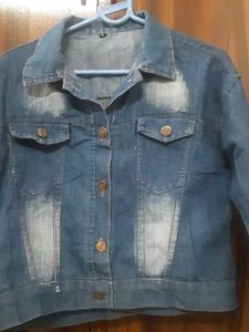 Distressed Denim Jacket