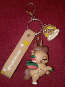 Dragon Run Unicorn Keychain