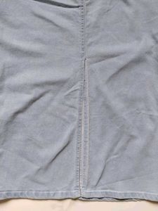 Light Wash Denim Maxi Skirt