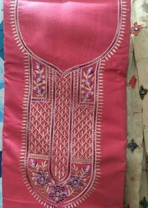 Chanderi Embroidery Salwar Suit