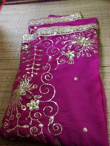 Elegant Pink Saree