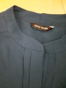 New Unused Top Teal Office College Party wear