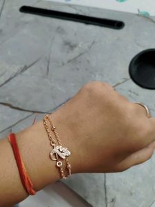 Rose Gold Mor Pankh Bracelet