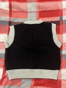 Black Sweater Vest