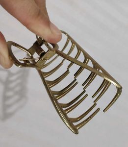 Metal Hair Claws: Double Teeth