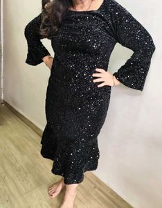 Sparkling Black Party Dress