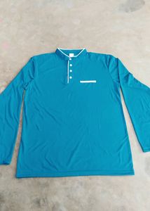 Men&#39;s Mandarin Neck Full Sleeves T-shirt