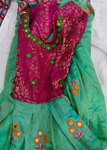 Lenin Jute Long Frock