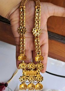Gold Tone Indian Jewelry Set