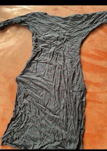 Elegant Grey Dress