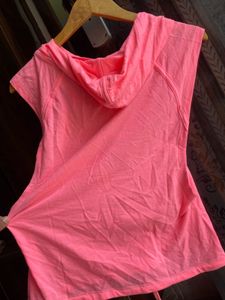 Cute Coral Sleeveless Top