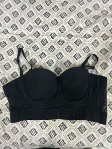 Black Bustier Bra