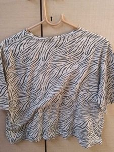 Zebra Print New York Tee