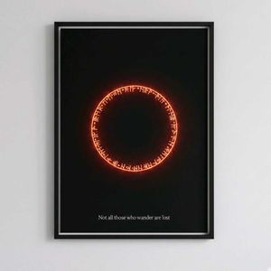 Lord of The Rings Framed Posters.