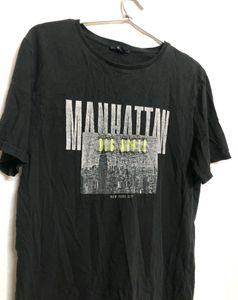 Kiabi Black Short Sleeve T Shirt