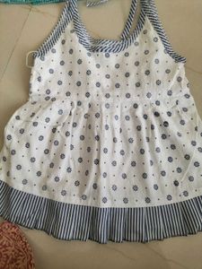 Daily Wear Tie Up Sleeve Frock