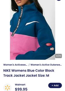 Nike Color Block Track Jacket New😍