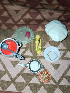 Vintage Barbie Kitchen Accessories Lot