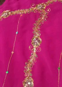 Saree With Amazing Handwork