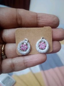 92.5 Silver Cute Floral Earrings