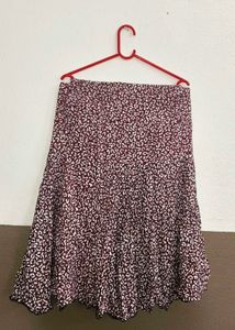 Floral Print Skirt