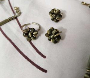 Unique Beaded Jewelry Set