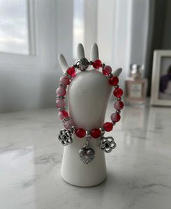 Red Beaded Bracelet