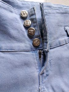 High Waisted Denim Jeans