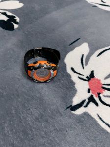 Orange Digital Watch