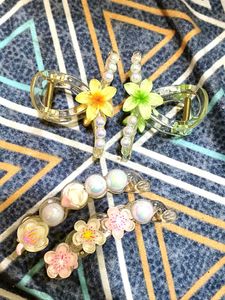 Cute Flower Hair Clips