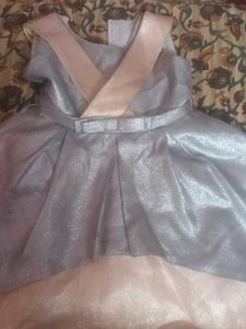 Sparkly Silver &amp; Pink Dress