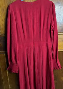 Elegant Red Maxi Dress